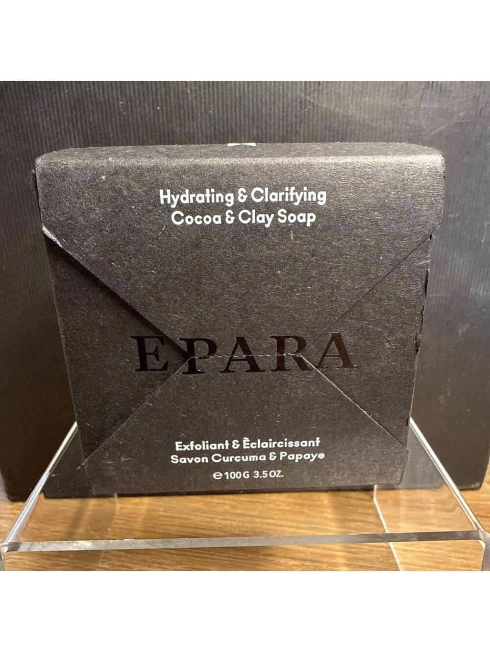 EPARA COCOA & CLAY SOAP Full Size 100G / 3.5 OZ HYDRATING & CLARIFYING BAR